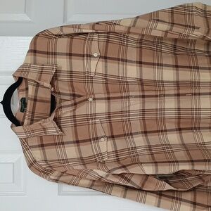 Ralph Lauren button down plaid shirt
